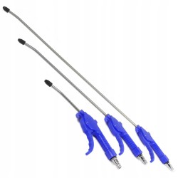 Set 3 Pistole soffiaggio aria compressa Pistola con canna lunga 100-300-500mm